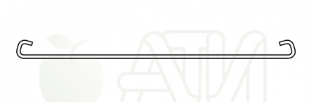 Скоба 7х7 для проволоки